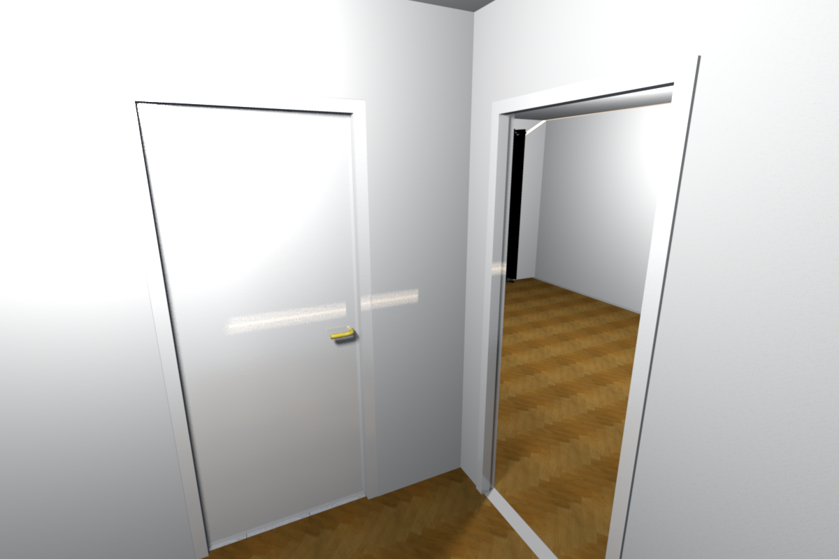 Vue 3D de l'entrée